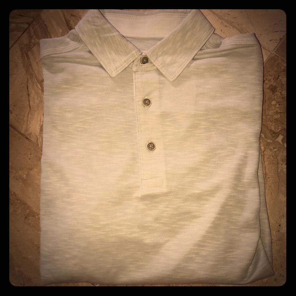 Tommy Bahama Men’s Small Light Gray Polo NWT